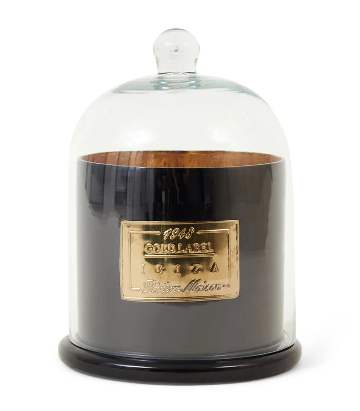 Geurkaars In Glas - Geurkaarsen Candle Dôme Ibiza XL - Zwart 3 Geurkaars In Glas - Geurkaarsen Candle Dôme Ibiza XL - Zwart