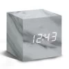 Cube Click Clock Wekker - Marmer/LED Wit -Professionele winkel voor decoratieve artikelen 00f91546001548b3ac060ec83759986c