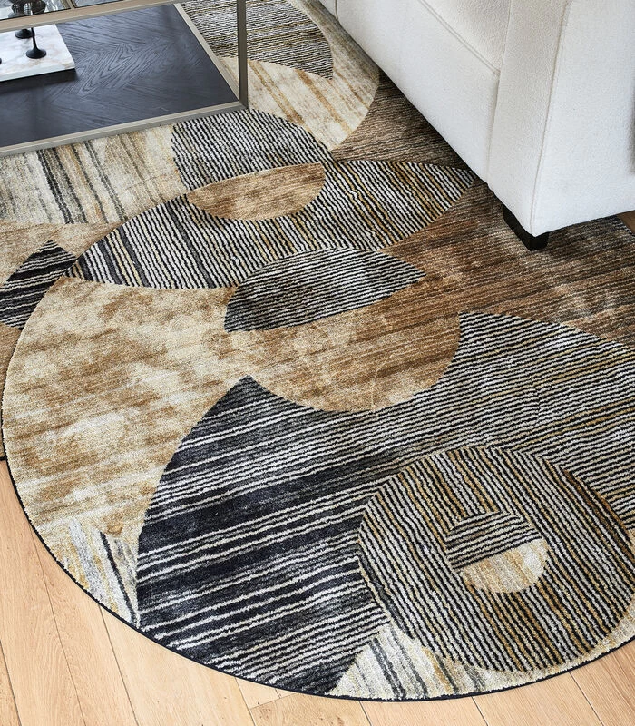 Vloerkleed Laagpolig - Bamboo Bliss Rug Ø 320 - Bruin 4 Vloerkleed Laagpolig - Bamboo Bliss Rug Ø 320 - Bruin - Afbeelding 2
