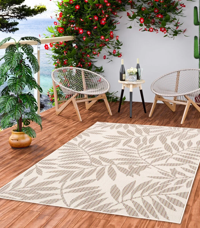 Tapijt Voor Binnen En Buiten Flatweave Campus Leaves 4 Tapijt Voor Binnen En Buiten Flatweave Campus Leaves - Afbeelding 2