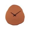 Karlsson Wandklok Organic Round - Oranje - 35x2x38cm -Professionele winkel voor decoratieve artikelen 057f45a7230048f29672a08444975a68