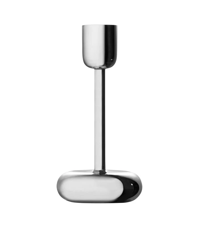 Iittala Nappula Kaarsenstandaard 183mm Steel 3 Iittala Nappula Kaarsenstandaard 183mm Steel