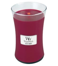 WoodWick Kaars Black Cherry Large