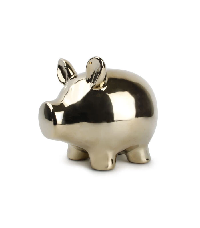 Spaarpot Gold Oink 4 Spaarpot Gold Oink - Afbeelding 2