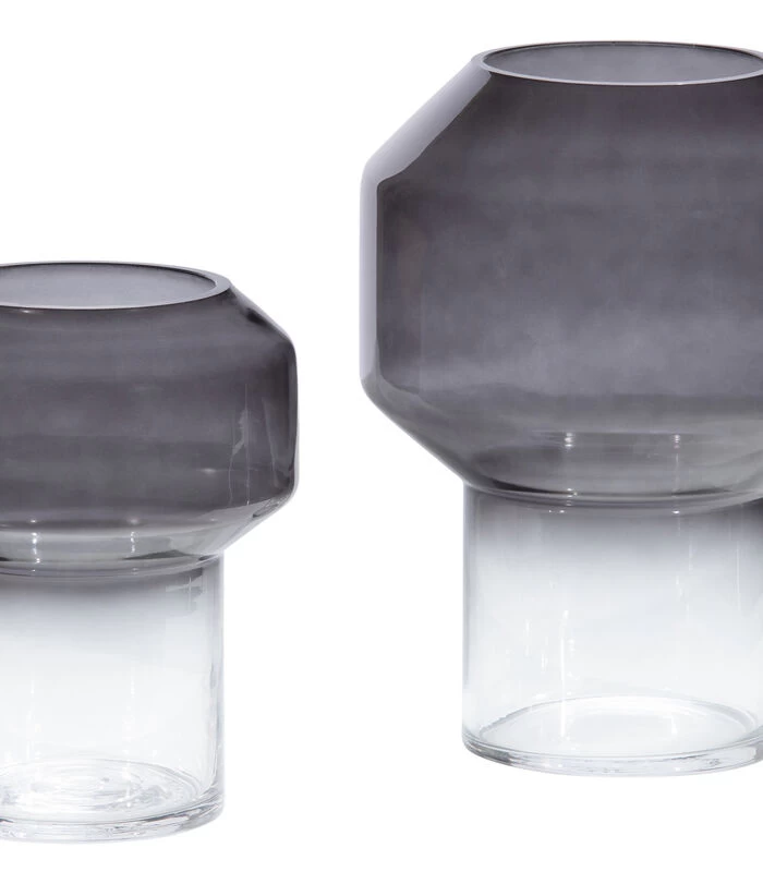 Jaxx Vaas - Glas - Zwart - 20x15x15 6 Jaxx Vaas - Glas - Zwart - 20x15x15 - Afbeelding 4