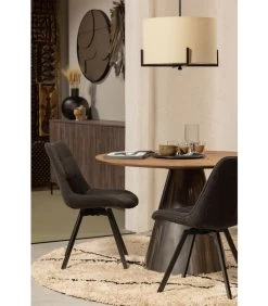 WOOOD Cleo Vloerkleed Rond - Polyester - Off-White - 1x200x200 6 WOOOD Cleo Vloerkleed Rond - Polyester - Off-White - 1x200x200 -Professionele winkel voor decoratieve artikelen 1370198036a74a1fa7a86bc5103713d8