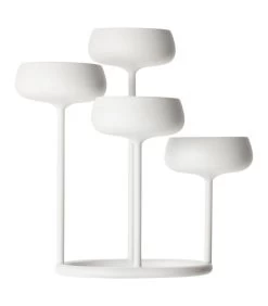Iittala Nappula Kaarsenstandaard 251x263mm Wit