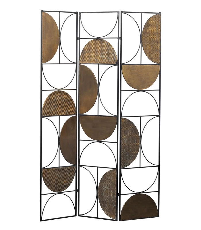 BePureHome Passage Kamerscherm - Metaal - Antique Brass - 180x137x1 3 BePureHome Passage Kamerscherm - Metaal - Antique Brass - 180x137x1