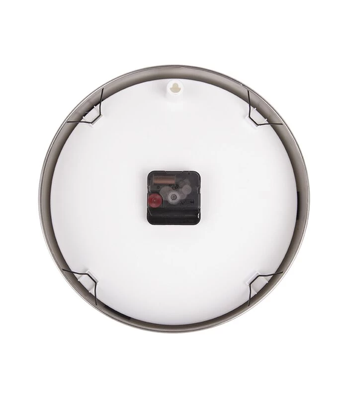 Karlsson Wandklok Minimal - Wit, Nikkel Behuizing - Ø27,5cm 5 Karlsson Wandklok Minimal - Wit, Nikkel Behuizing - Ø27,5cm - Afbeelding 4