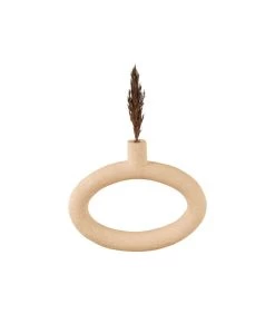 PRESENT TIME Vaas Ring - Zandbruin - 25x3,5x20,5cm 5 PRESENT TIME Vaas Ring - Zandbruin - 25x3,5x20,5cm -Professionele winkel voor decoratieve artikelen 1831d38c16de4cd5a78e4ff69a862d24