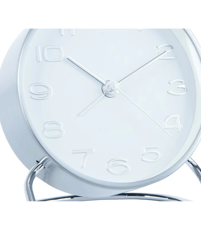 Karlsson Wekker Classical Numbers - Wit - Ø9,5x11cm 6 Karlsson Wekker Classical Numbers - Wit - Ø9,5x11cm - Afbeelding 4