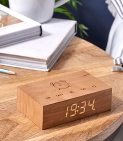 Flip Click Clock Wekker - Kersen/LED Wit -Professionele winkel voor decoratieve artikelen 1cb14a476c0c4aa8810c96e1aaa5e842