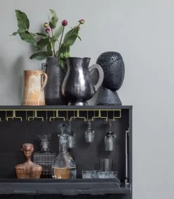 BePureHome Canyon Vaas - Aluminium - Zwart - 23x21x16 -Professionele winkel voor decoratieve artikelen 1e85c1ceda6e4f369f01a23eae4b740a