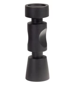 Midi Kandelaar - Mangohout - Zwart - 36x12x12