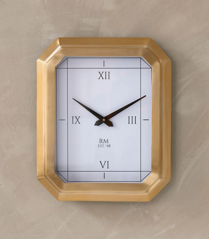 Wandklok, Keukenklok, Romeinse Cijfers - Lizzy - Goud - 4 Wandklok, Keukenklok, Romeinse Cijfers - Lizzy - Goud - - Afbeelding 2