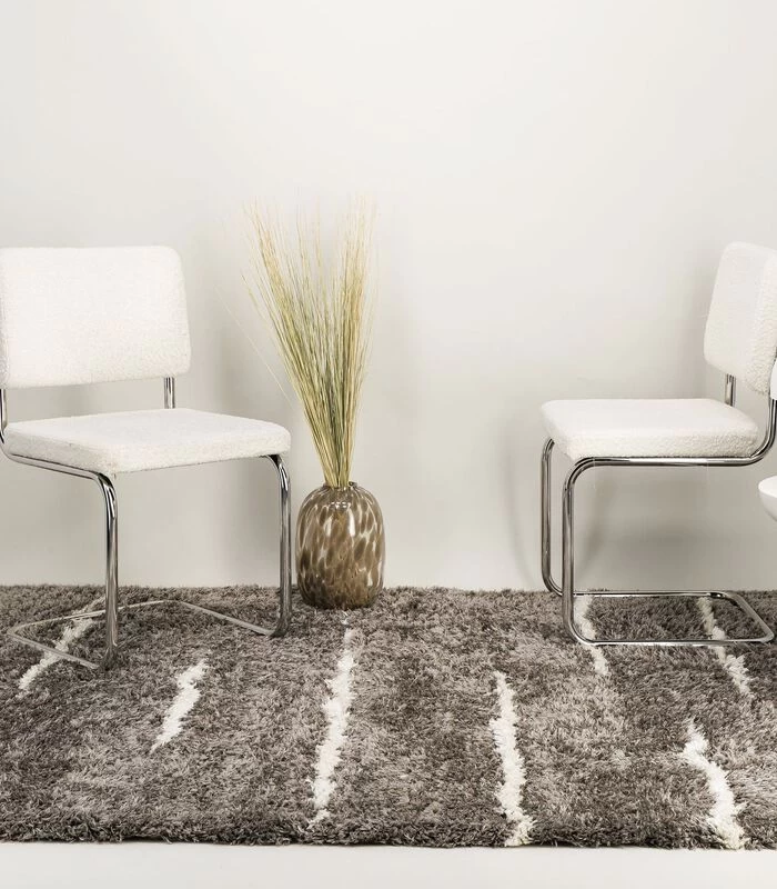 Shaggy Tapijt In Imitatiebont MELLOW 4 Shaggy Tapijt In Imitatiebont MELLOW - Afbeelding 2