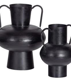 Exclusive Vere Vaas - Metaal - Zwart - 37x30x30 9 Exclusive Vere Vaas - Metaal - Zwart - 37x30x30 -Professionele winkel voor decoratieve artikelen 22db31751d534ebc8a80ff9e2bf85051