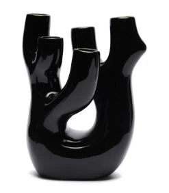 Staand Beeld Koraal Rif, Deco Accessoire - Mnemba Coral Ree - Zwart