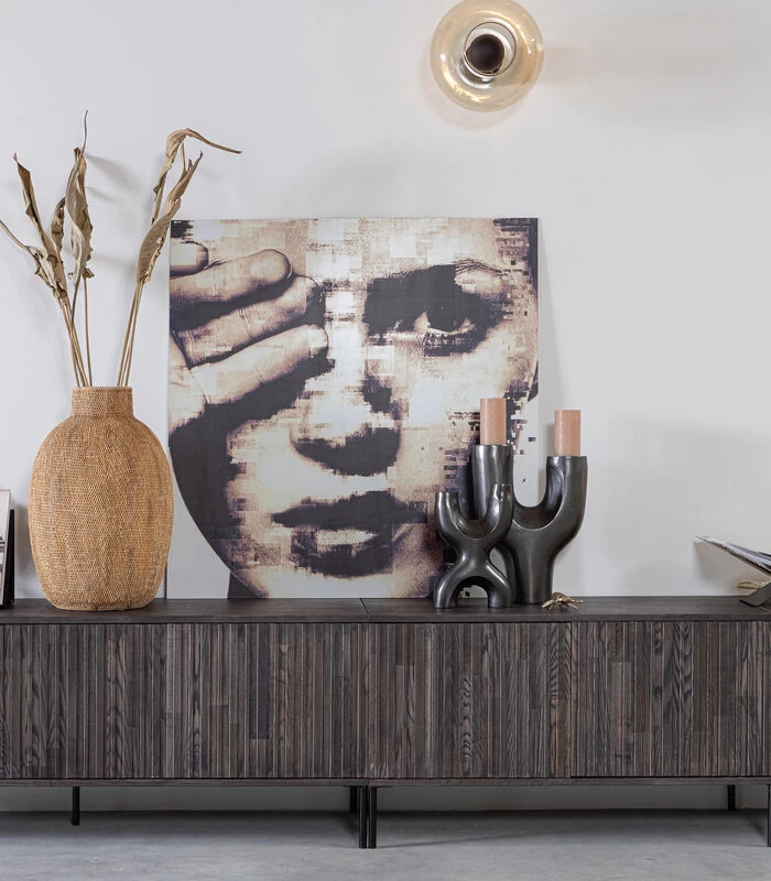 Exclusive Don Kaarsenstandaard - Metaal - Zwart - 40x30x12 5 Exclusive Don Kaarsenstandaard - Metaal - Zwart - 40x30x12 - Afbeelding 3