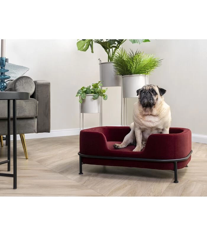 Leitmotiv Hondenmand Puffed - Velvet Kleibruin - 63x42x24,5cm 4 Leitmotiv Hondenmand Puffed - Velvet Kleibruin - 63x42x24,5cm - Afbeelding 2