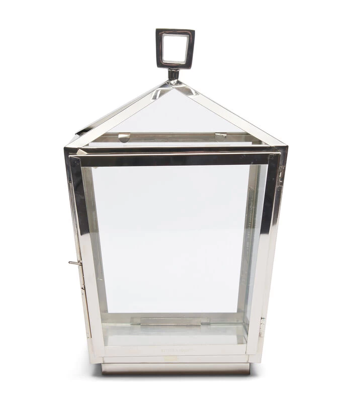 Lantaarn, Windlicht - Montmartre - Zilver - Aluminium, Glas 3 Lantaarn, Windlicht - Montmartre - Zilver - Aluminium, Glas