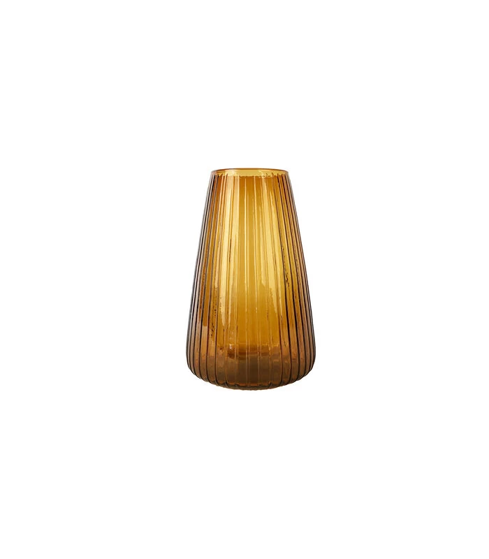DIM Vaas Stripe Large Amber 3 DIM Vaas Stripe Large Amber