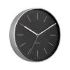 Karlsson Wandklok Minimal - Zwart, Nikkel Behuizing - Ø27,5cm 1 Karlsson Wandklok Minimal - Zwart, Nikkel Behuizing - Ø27,5cm -Professionele winkel voor decoratieve artikelen 350734bf546948a8a0644d20d8545d55