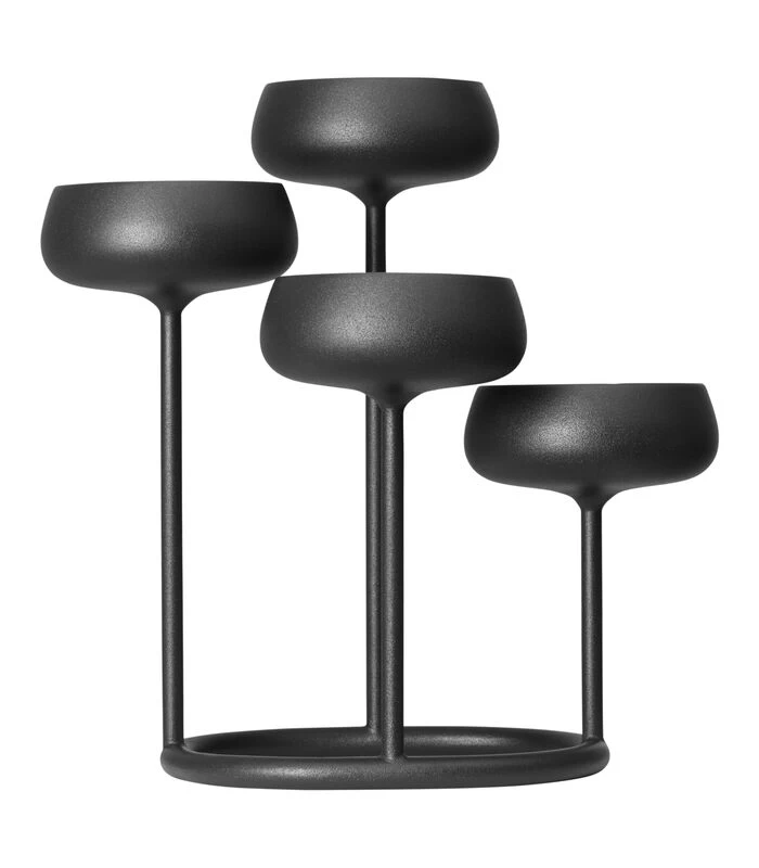 Iittala Nappula Kaarsenstandaard 251x263cm Donkergrijs 3 Iittala Nappula Kaarsenstandaard 251x263cm Donkergrijs