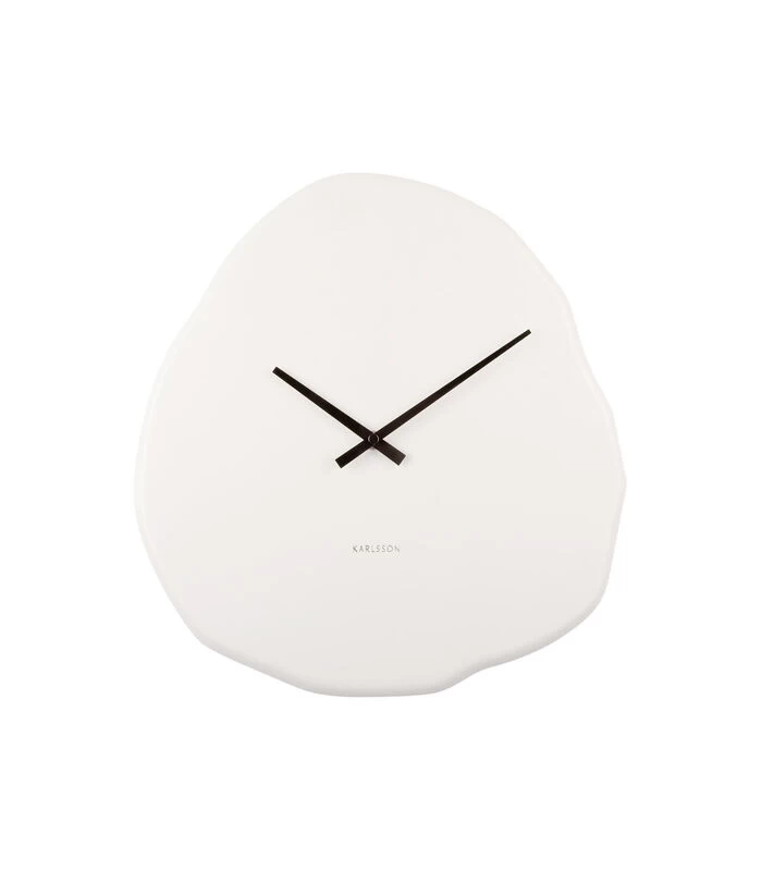 Karlsson Wandklok Organic Round - Wit - 35x2x38cm 3 Karlsson Wandklok Organic Round - Wit - 35x2x38cm