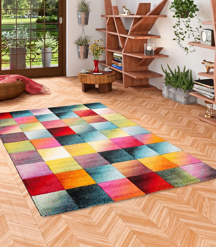 Vloerkleed Designer Maui Modern Ruit 4 Vloerkleed Designer Maui Modern Ruit - Afbeelding 2