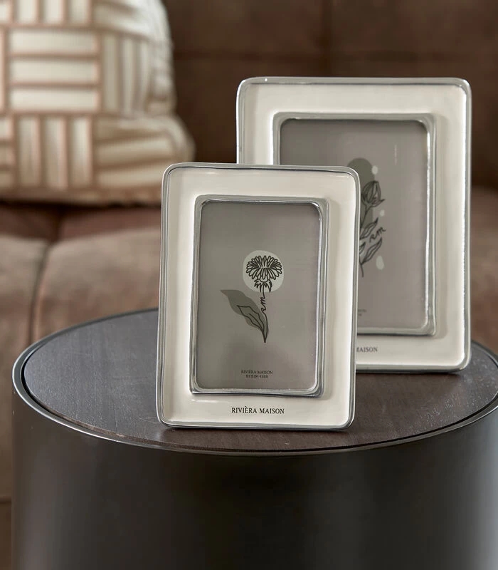 Fotolijst 10x15 Staand - Pepe - Wit/ Zilver 4 Fotolijst 10x15 Staand - Pepe - Wit/ Zilver - Afbeelding 2