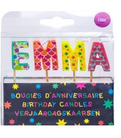 Verjaardagskaarsen Voor De Naam Emma
