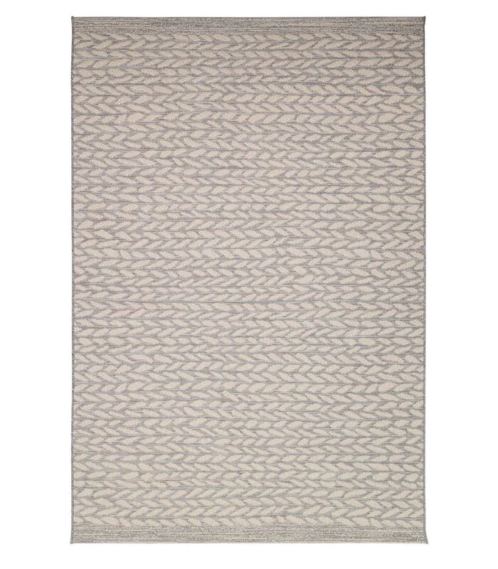 Leaves Vloerkleed Grijs 3 Leaves Vloerkleed Grijs