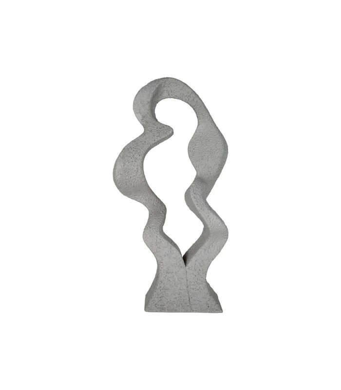 PRESENT TIME Ornament Abstract Art Wave -Warm Grijs - 23x14,5x40cm 3 PRESENT TIME Ornament Abstract Art Wave -Warm Grijs - 23x14,5x40cm