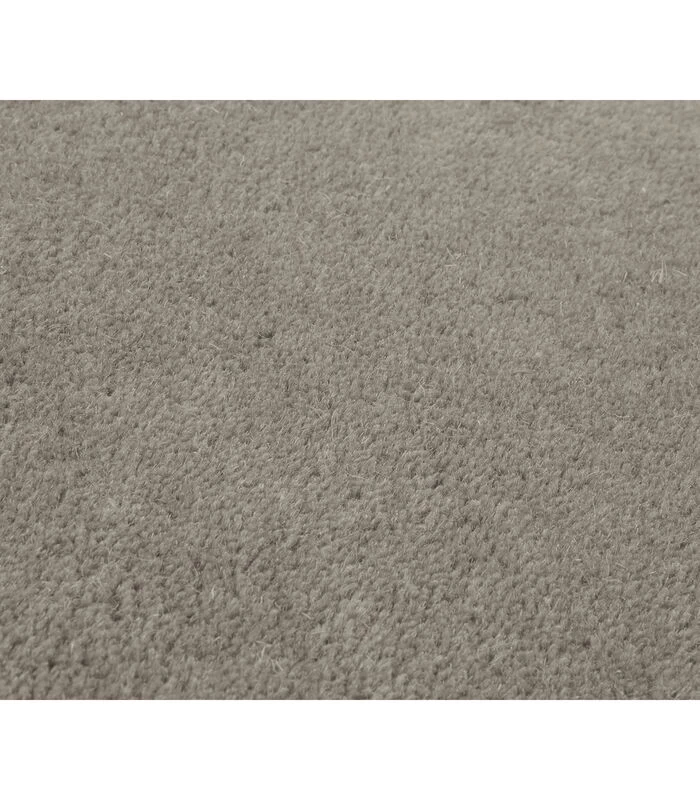 Leitmotiv Vloerkleed Organic Diamond - Lichtgrijs - 145x130cm 4 Leitmotiv Vloerkleed Organic Diamond - Lichtgrijs - 145x130cm - Afbeelding 2