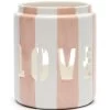 Windlicht Porselein Gesptreept Met Tekst - Love - Roze/ Wit 2 Windlicht Porselein Gesptreept Met Tekst - Love - Roze/ Wit -Professionele winkel voor decoratieve artikelen 4534a741cd4548b28d5ddce95c7eaeff