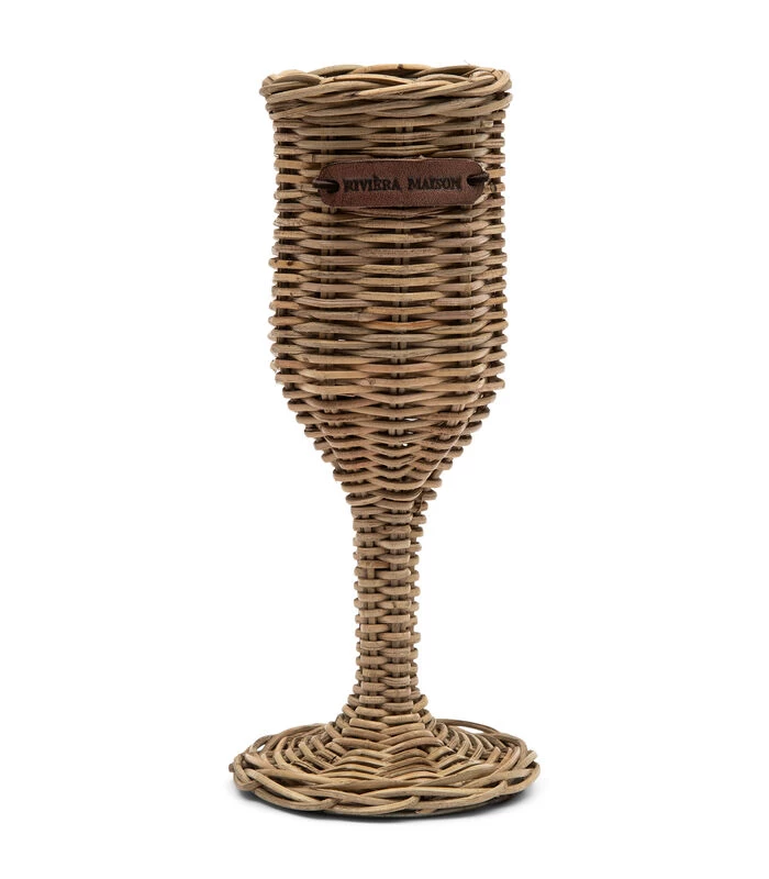 Waterglas Rustic Rattan Bubbles Naturel 3 Waterglas Rustic Rattan Bubbles Naturel