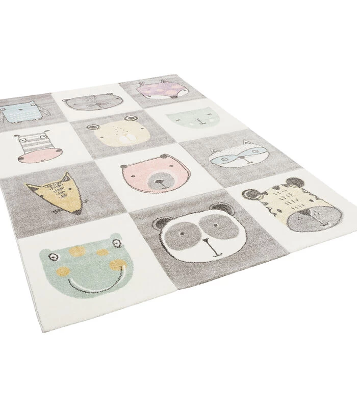 Vloerkleed Maui Kids Vrolijke Dieren Kleurrijk 7 Vloerkleed Maui Kids Vrolijke Dieren Kleurrijk - Afbeelding 5