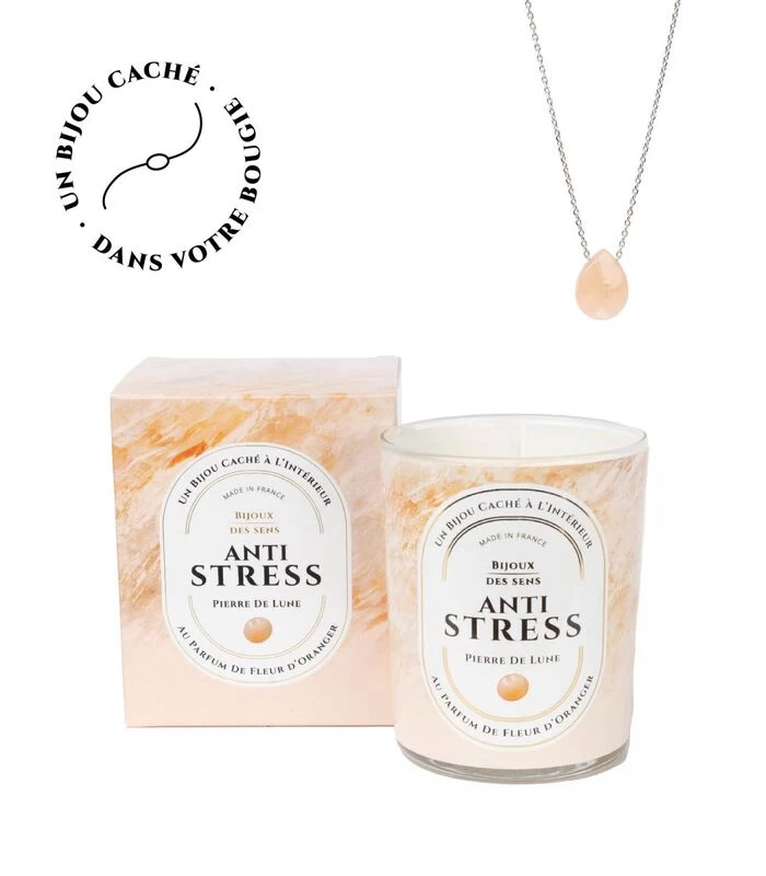 Geurkaars Oranjebloesem Met Zilveren Ketting 4 Geurkaars Oranjebloesem Met Zilveren Ketting - Afbeelding 2