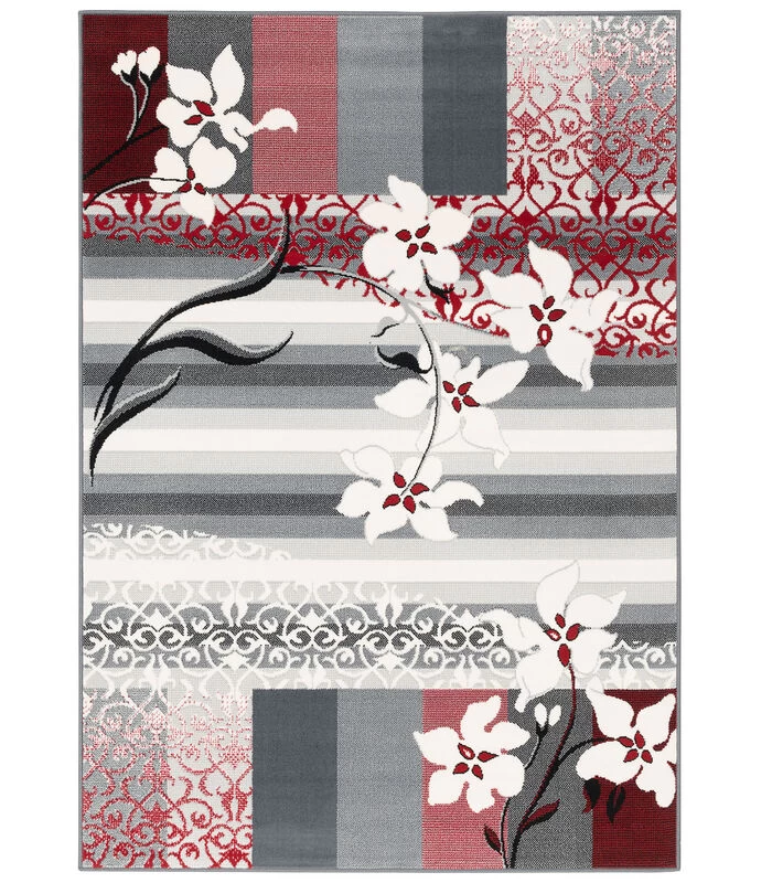 Vloerkleed Designer Samba Moderne Bloemen 3 Vloerkleed Designer Samba Moderne Bloemen