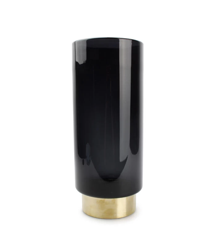 Vaas 14,5xH35cm Zwart Manon 4 Vaas 14,5xH35cm Zwart Manon - Afbeelding 2