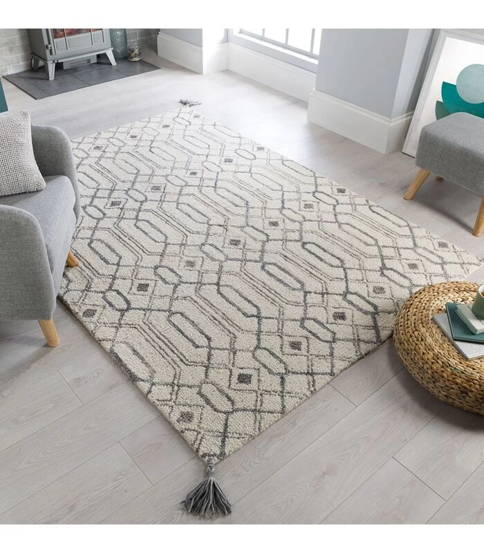 Modern Wollen Woonkamertapijt LEO 4 Modern Wollen Woonkamertapijt LEO - Afbeelding 2