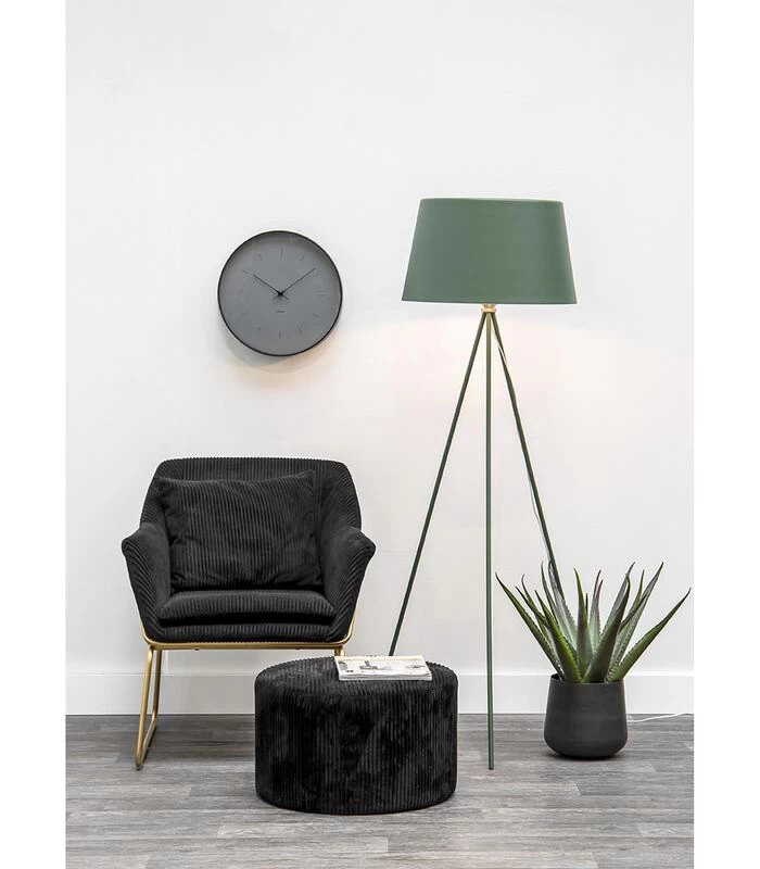 Karlsson Wandklok Butterfly Hands - Grijs - Large - Ø37,5cm 4 Karlsson Wandklok Butterfly Hands - Grijs - Large - Ø37,5cm - Afbeelding 2