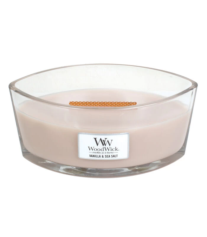 WoodWick Kaars Vanilla & Sea Salt Ellipse 3 WoodWick Kaars Vanilla & Sea Salt Ellipse