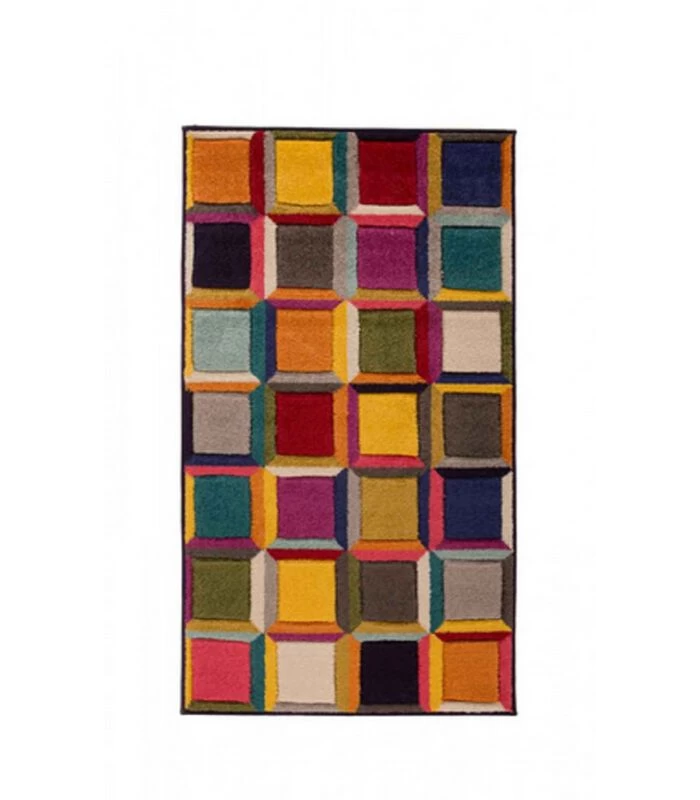 Designer En Kleurrijk Vloerkleed WHIRL 3 Designer En Kleurrijk Vloerkleed WHIRL