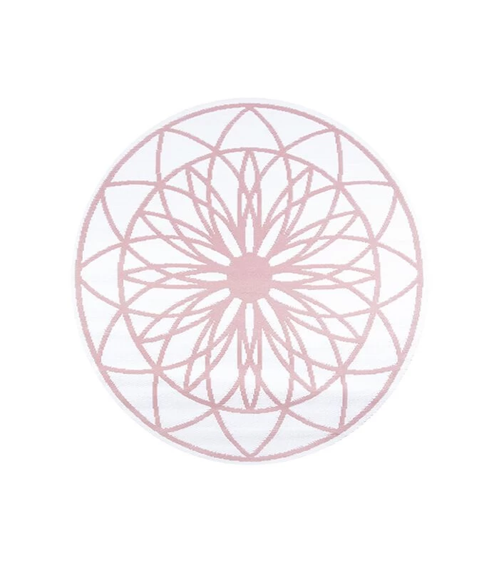 PRESENT TIME Outdoor Tapijt Fairytale - Roze - Rond - Ø150cm 5 PRESENT TIME Outdoor Tapijt Fairytale - Roze - Rond - Ø150cm - Afbeelding 3