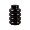 PRESENT TIME Vaas Bobbly Glazed - Zwart - Ø15x24cm -Professionele winkel voor decoratieve artikelen 54c06c7b1a0540138ff288c6e295dcd6