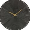 Exclusive Valentino Wandklok - Hout - Zwart - 42x42x5 -Professionele winkel voor decoratieve artikelen 57042bb746304ebe93d7b1bf2dea1dba