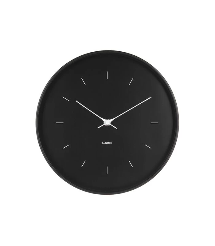 Karlsson Wandklok Butterfly Hands - Zwart - Ø27,5cm 3 Karlsson Wandklok Butterfly Hands - Zwart - Ø27,5cm