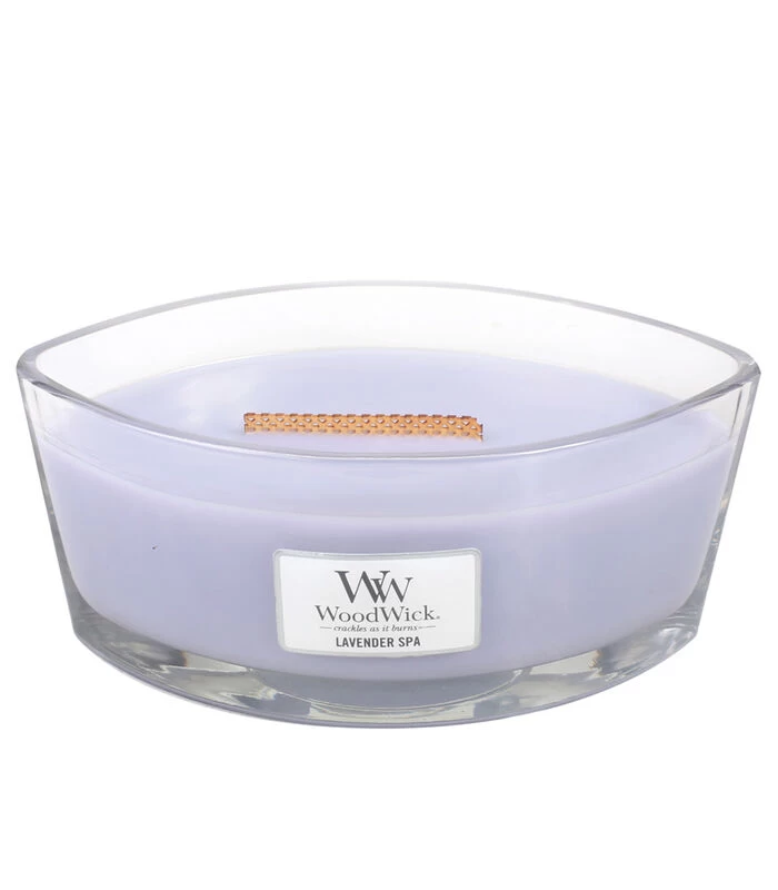 WoodWick Kaars Lavender Spa Ellipse 3 WoodWick Kaars Lavender Spa Ellipse